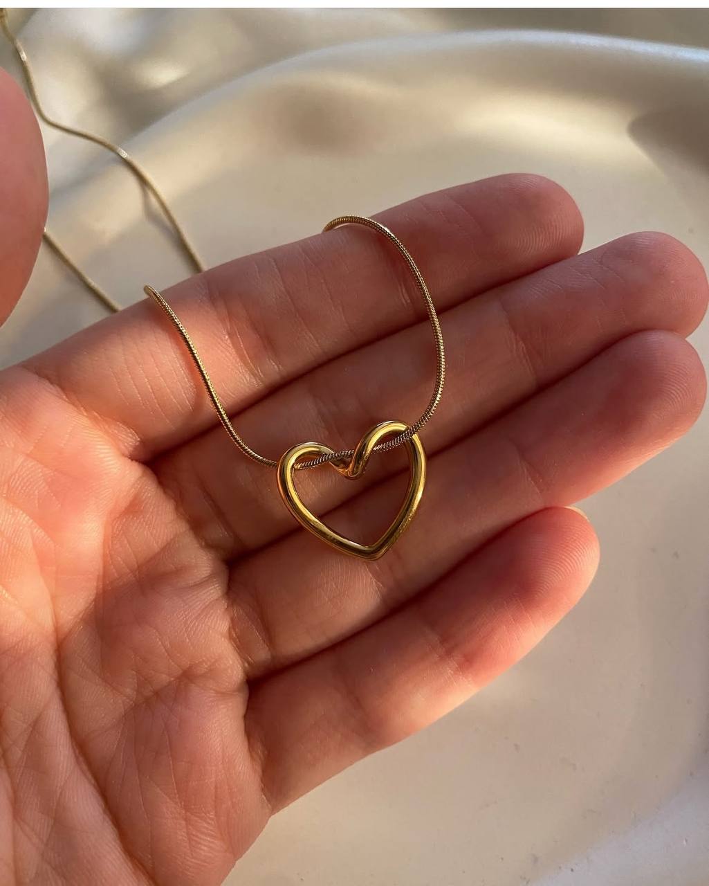 ENSEMBLE COEUR - COLLIER ET BOUCLE COEUR - Acier Inoxydable 💓